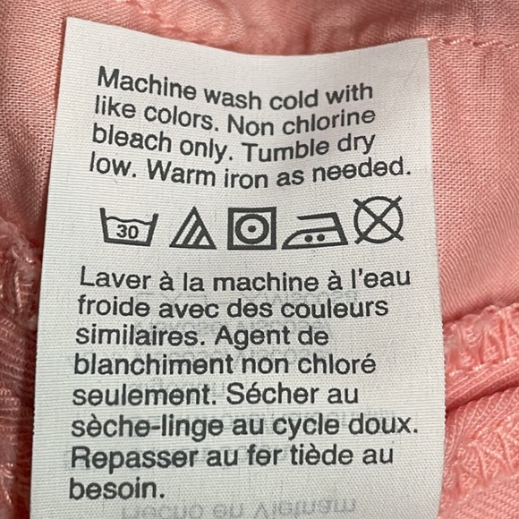 MADEWELL Light Pink High Rise PullOn Shorts Style K6008 Size Small - Picture 6 of 7